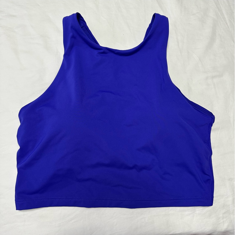 Athleta Purple / Blue Bra Top, Cropped, Size M